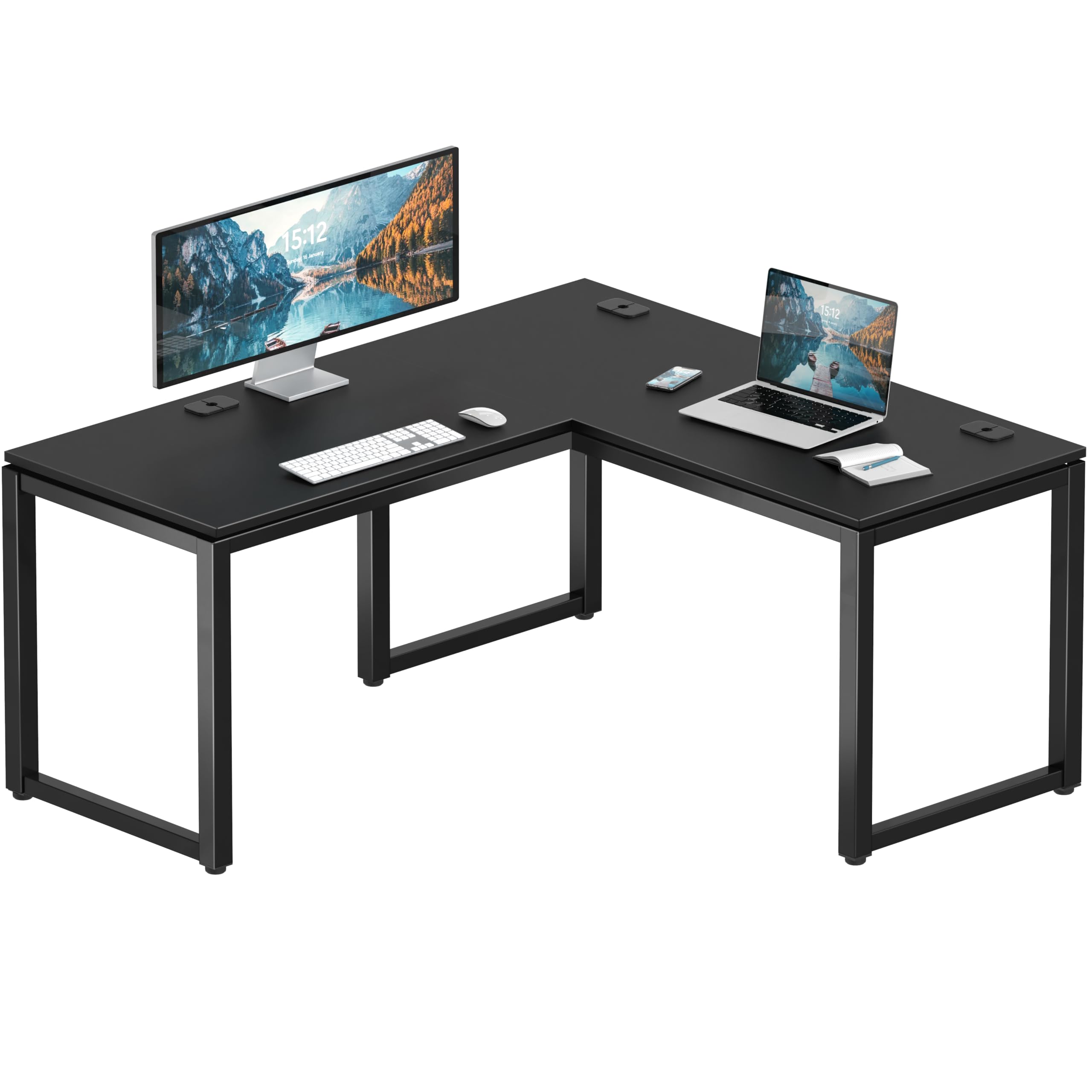 Amazon.com: SHW 55 x 60 Inches Commercial-Grade L-Shape Corner